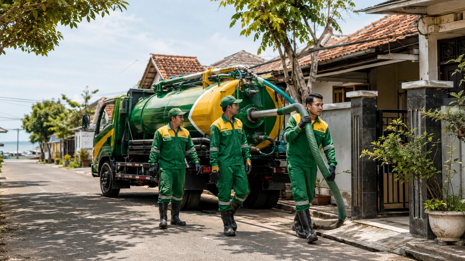 Armada layanan sedot WC Indramayu